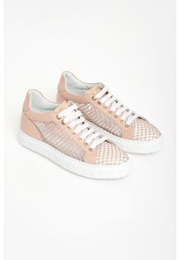 CESARE CASADEI - Sneakersy damskie skórzane CASADEI. Materiał: skóra #1