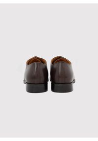 Pako Lorente - PAKO LORENTE - Ciemnobrązowe eleganckie buty męskie. Kolor: brązowy. Materiał: skóra. Styl: elegancki #4