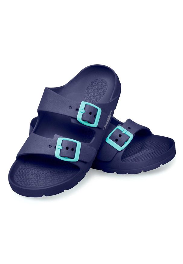 Klapki basenowe sandały dla dzieci Aqua Speed Laredo. Kolor: niebieski. Styl: sportowy