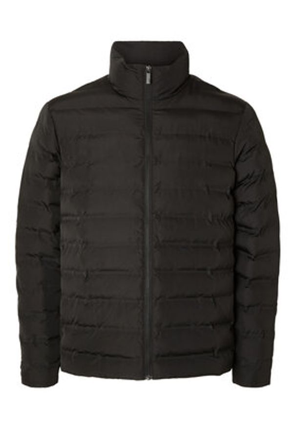 Selected Homme Kurtka przejściowa 16089395 Czarny Regular Fit. Kolor: czarny. Materiał: syntetyk