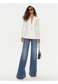 Versace Jeans Couture Marynarka 76HAQ702 Biały Slim Fit. Kolor: biały. Materiał: syntetyk #3
