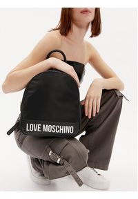 Love Moschino - LOVE MOSCHINO Plecak JC4251PP0IKE100A Czarny. Kolor: czarny. Materiał: skóra