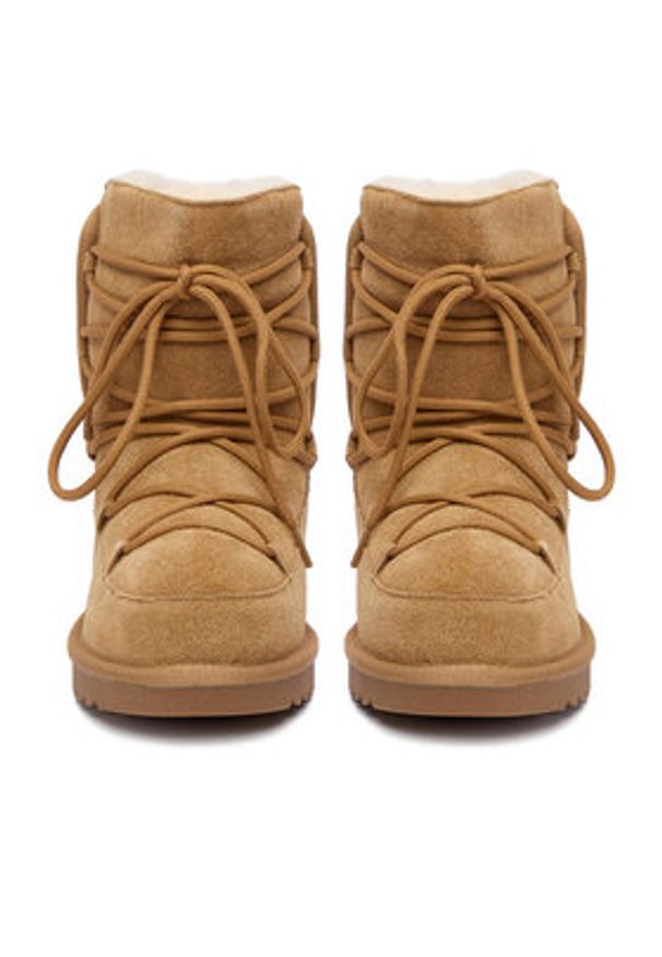 DeeZee Śniegowce DZN-010 Brązowy. Kolor: brązowy. Materiał: materiał