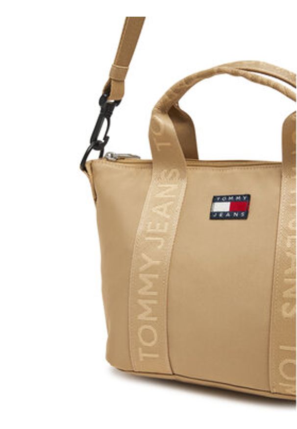 Tommy Jeans Torebka Tjw Ess Daily Mini Tote AW0AW17288 Beżowy. Kolor: beżowy