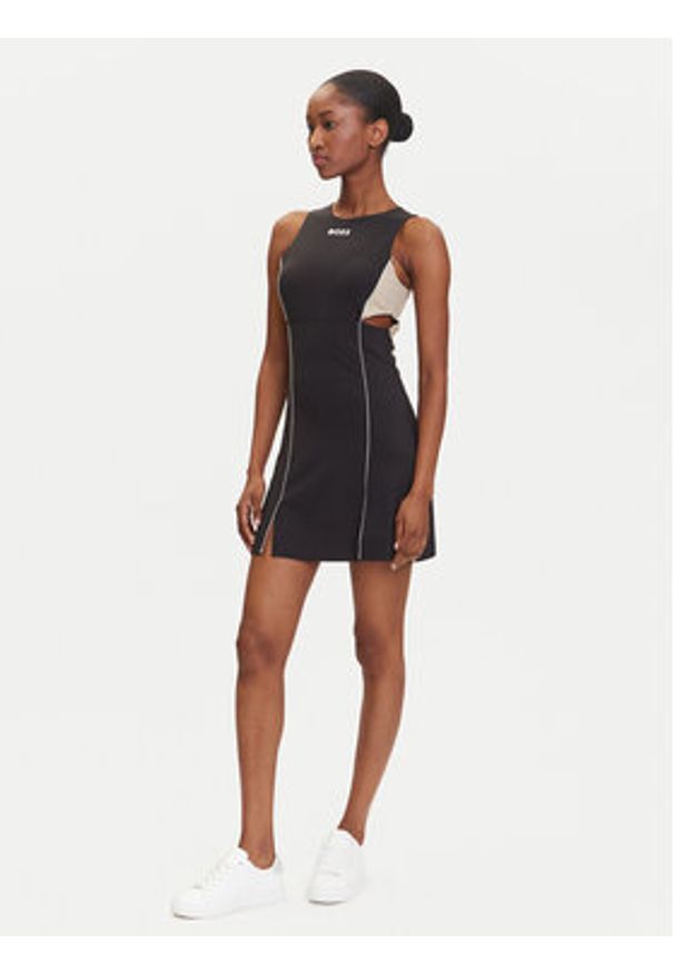 BOSS Sukienka tenisowa Holy Alice 3 50545815 Czarny Slim Fit. Kolor: czarny. Materiał: syntetyk. Sport: tenis