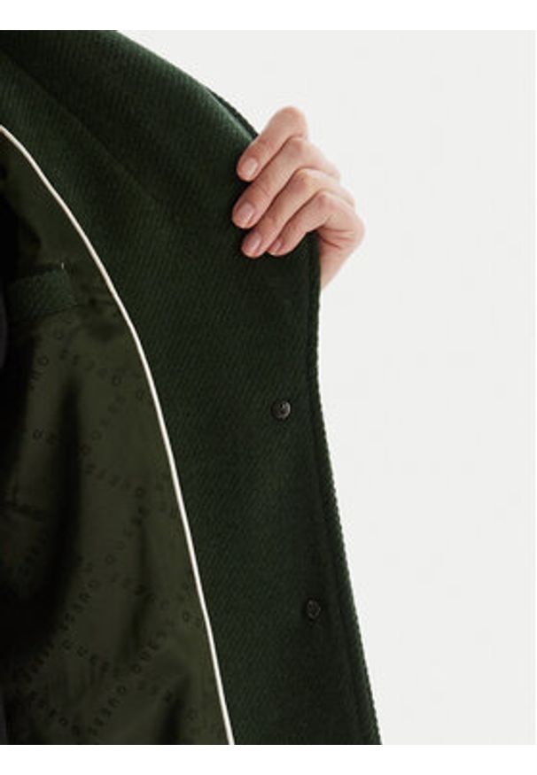 Guess Płaszcz przejściowy W5BL25 W2672 Zielony Regular Fit. Kolor: zielony. Materiał: syntetyk