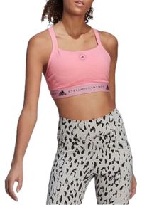 Biustonosz sportowy damski Adidas x Stella McCartney TPR BRA. Kolor: różowy