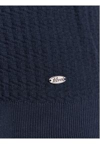 Petrol Industries Sweter M-3020-KWR252 Granatowy Regular Fit. Kolor: niebieski. Materiał: bawełna