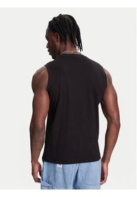 Kappa Tank top Logo Corpo Cadwal 303HZB0 Czarny Regular Fit. Kolor: czarny. Materiał: bawełna #3