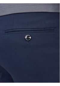 Jack & Jones - Jack&Jones Spodnie garniturowe Franco 12199893 Granatowy Super Slim Fit. Kolor: niebieski. Materiał: syntetyk
