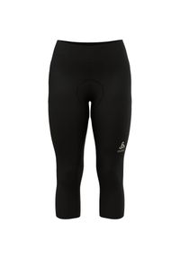 Spodnie tech. damskie Odlo Tights 3/4 ESSENTIAL. Kolor: wielokolorowy, czarny, szary