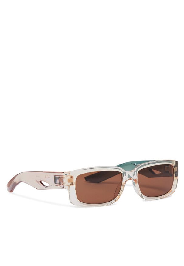 Nike Okulary przeciwsłoneczne Variant I EV24013 113 Beżowy. Kolor: beżowy