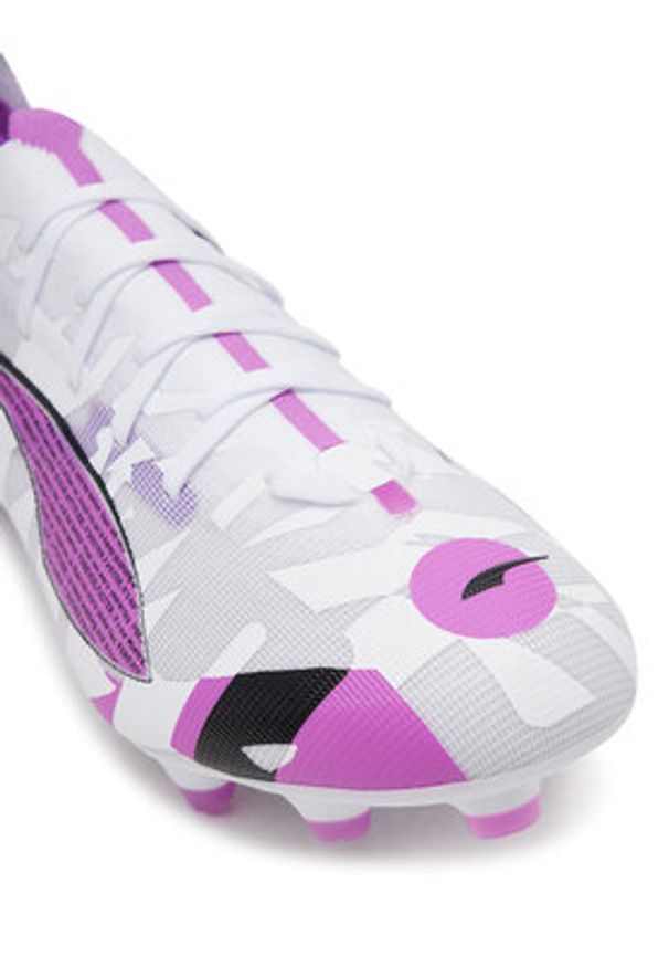 Puma Buty do piłki nożnej Ultra 5 Match Forever Fg/Ag 108412 01 Biały. Kolor: biały. Materiał: materiał