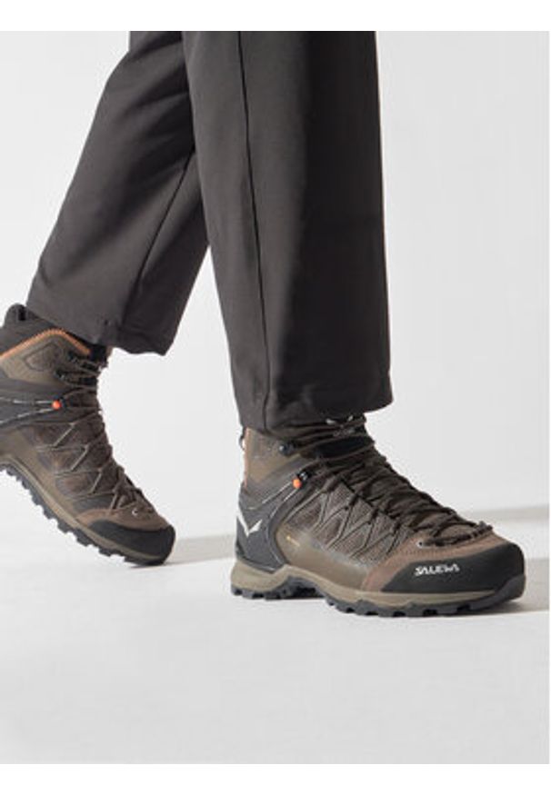 Salewa Trekkingi Ms Mtn Trainer Lite Mid Gtx 61359-7953 Khaki. Kolor: brązowy. Materiał: materiał. Sport: turystyka piesza