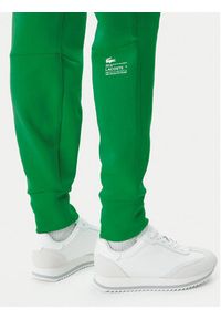 Lacoste Spodnie dresowe XF0343 Zielony Regular Fit. Kolor: zielony. Materiał: bawełna