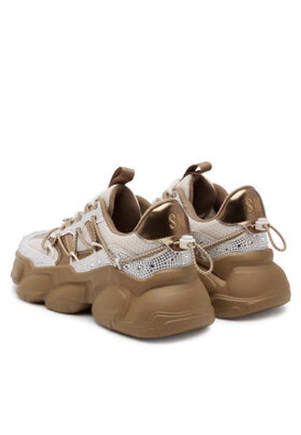 Steve Madden Sneakersy Spectator-R SM11003240 Brązowy. Kolor: brązowy. Materiał: materiał