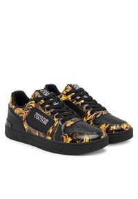 Versace Jeans Couture Sneakersy 79YA3SJ4 ZPB41 G89 Czarny. Kolor: czarny. Materiał: skóra #4