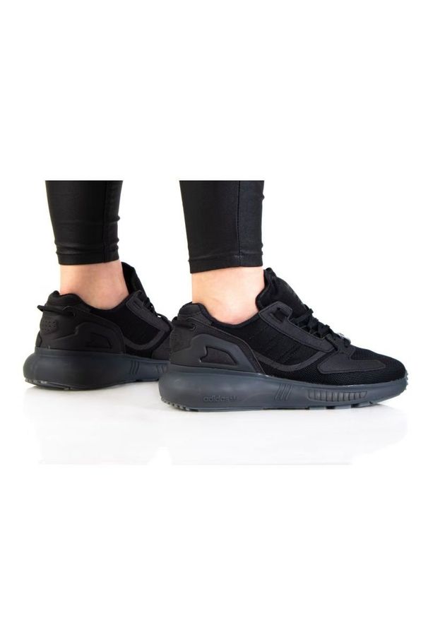 Adidas - Buty adidas Zx 5K Boost Jr GZ5731 czarne. Okazja: na co dzień. Kolor: czarny. Materiał: syntetyk. Szerokość cholewki: normalna. Model: Adidas ZX