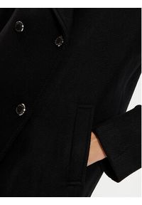 Morgan Płaszcz wełniany 242-GITI Czarny Loose Fit. Kolor: czarny. Materiał: wełna, syntetyk #4