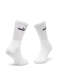 Puma Zestaw 3 par wysokich skarpet unisex 907934 r. 43/46 Biały. Kolor: biały. Materiał: materiał
