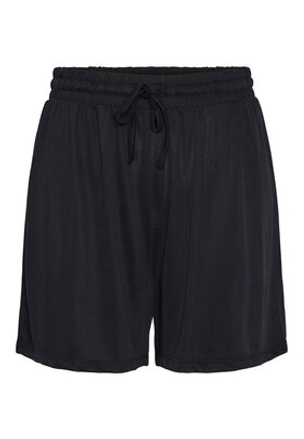 Pieces Szorty materiałowe Anora 17148783 Czarny Regular Fit. Kolor: czarny. Materiał: syntetyk
