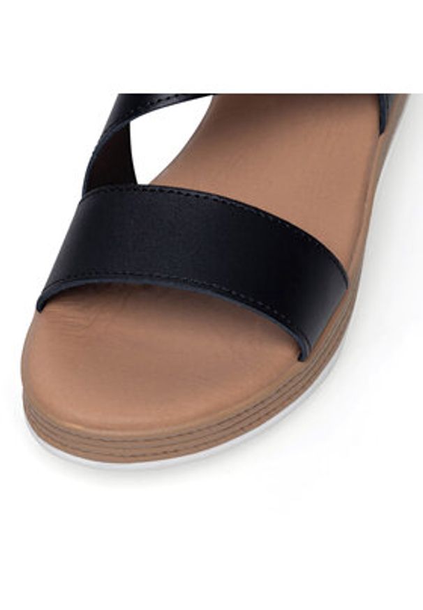 Lasocki Sandały WFA2719-3Z Czarny. Kolor: czarny. Materiał: skóra