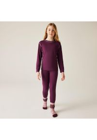 DARE 2B - Bielizna termoaktywna dziecięca komplet Pow II Dare 2b. Kolor: fioletowy. Materiał: tkanina, poliester. Sezon: zima. Sport: narciarstwo #1