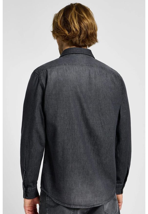 Lee - MESKA KOSZULA LEE WORKER SHIRT 2.0 GRANITE WASH 112355651