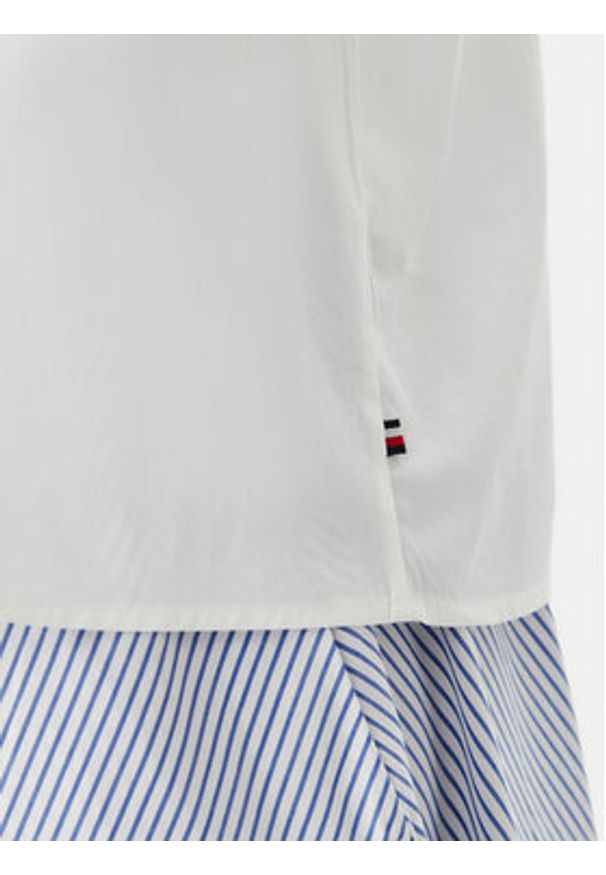 TOMMY HILFIGER - Tommy Hilfiger Koszula WW0WW48899 Biały Relaxed Fit. Kolor: biały. Materiał: bawełna