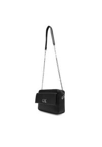 Calvin Klein Torebka Ck Pocket Camera Bag_Tex K60K613239 Czarny. Kolor: czarny. Materiał: skórzane