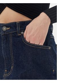 Guess Jeans Spódnica jeansowa W5YD0Q D5M4C Granatowy Regular Fit. Kolor: niebieski. Materiał: bawełna #4