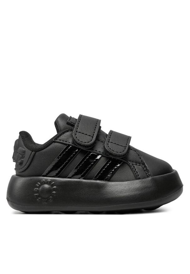 Adidas - adidas Sneakersy STAR WARS Grand Court Cf I IH7579 Czarny. Kolor: czarny. Materiał: skóra. Wzór: motyw z bajki