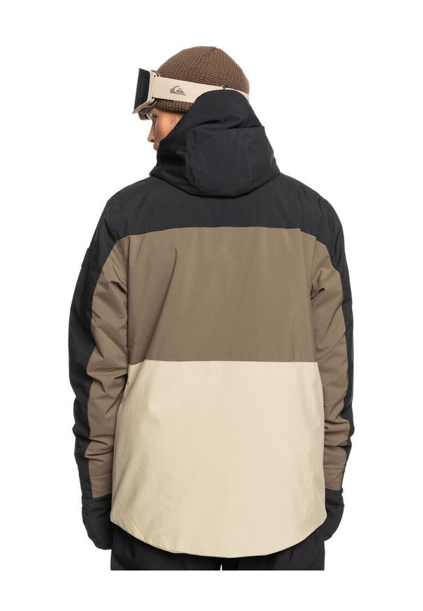 Quiksilver - Kurtka śnieżna dla Mężczyzn SYCAMORE. Kolor: brązowy. Materiał: poliester, materiał. Sezon: zima. Sport: narciarstwo