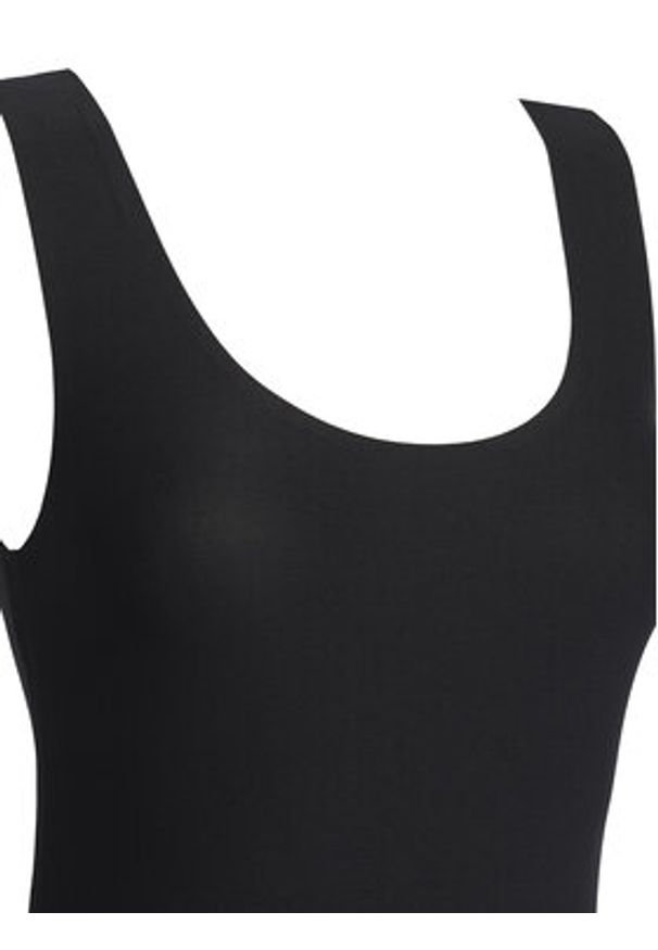 Chantelle Top Soft Stretch C26460 Czarny Regular Fit. Kolor: czarny. Materiał: syntetyk