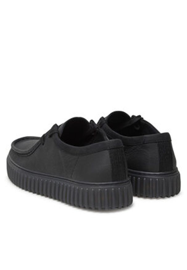 Clarks Półbuty Torhill Lo 26181385 Czarny. Kolor: czarny. Materiał: skóra