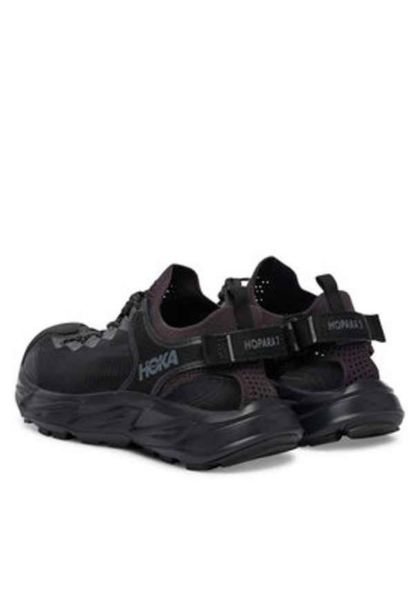 HOKA - Hoka Sandały Hopara 2 1147670 Czarny. Kolor: czarny. Materiał: materiał
