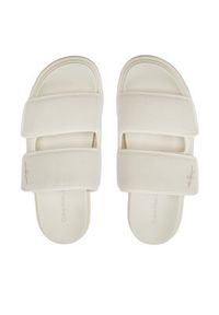 Calvin Klein Jeans Klapki Double Bar Sandal Mtl YM0YM01020 Écru. Materiał: materiał #4