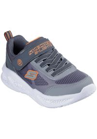 skechers - Adidasy Skechers Meteor-ligh, Dzieci. Kolor: szary. Materiał: materiał