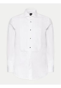 BOSS - Boss Koszula H-Hank 50512922 Biały Slim Fit. Kolor: biały. Materiał: bawełna #6