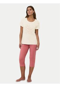 Triumph Piżama Sets 10222617 Różowy Regular Fit. Kolor: różowy. Materiał: bawełna