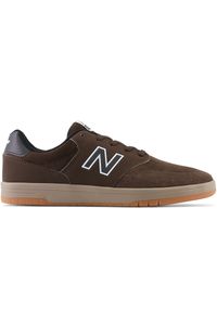 Buty męskie New Balance Numeric NM425DFB – brązowe. Kolor: brązowy. Materiał: materiał, zamsz, skóra, guma. Szerokość cholewki: normalna. Sport: skateboard #1
