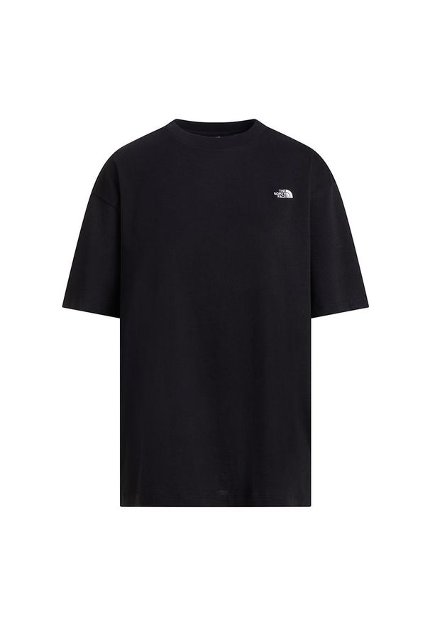 Koszulka damska The North Face Essential Simple Dome 0A8EVXJK31 - czarna. Kolor: czarny. Materiał: bawełna. Długość rękawa: krótki rękaw. Długość: krótkie. Wzór: nadruk