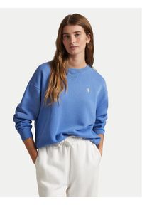 Polo Ralph Lauren Bluza 211943006017 Niebieski Relaxed Fit. Typ kołnierza: polo. Kolor: niebieski. Materiał: bawełna #1