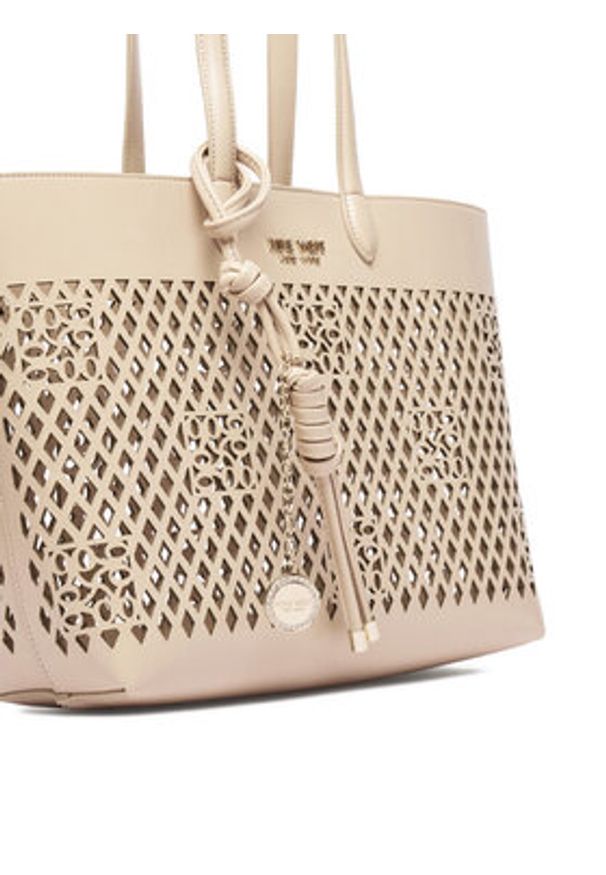 Nine West Torebka CEO-Bleeker Petal-LDA8699A Beżowy. Kolor: beżowy. Materiał: skórzane