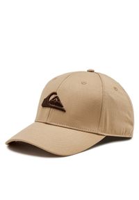 Quiksilver Czapka z daszkiem AQYHA04002 Khaki. Kolor: brązowy. Materiał: materiał