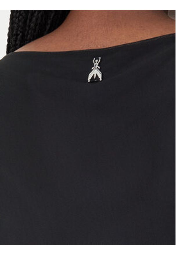 Patrizia Pepe Sukienka koktajlowa 8A1604/376-K103 Czarny Regular Fit. Kolor: czarny. Materiał: syntetyk. Styl: wizytowy