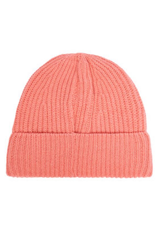 Pinko Czapka Lambkin Cuffia AI 24-25 BLK01 104489 A1CH Koralowy. Kolor: pomarańczowy. Materiał: wełna