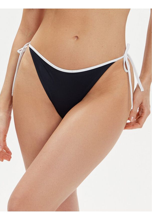 TOMMY HILFIGER - Tommy Hilfiger Dół od bikini UW0UW05244 Granatowy. Kolor: niebieski. Materiał: syntetyk