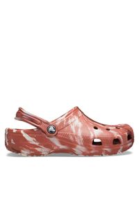 Crocs Klapki Classic Marbled Clog 206867 Brązowy. Kolor: brązowy #1