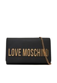 Love Moschino - LOVE MOSCHINO Torebka JC4103PP0NKD0000 Czarny. Kolor: czarny. Materiał: skórzane
